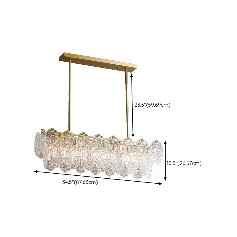 Modern Style Island Light Creative Glass Hanging Light for Dining Room