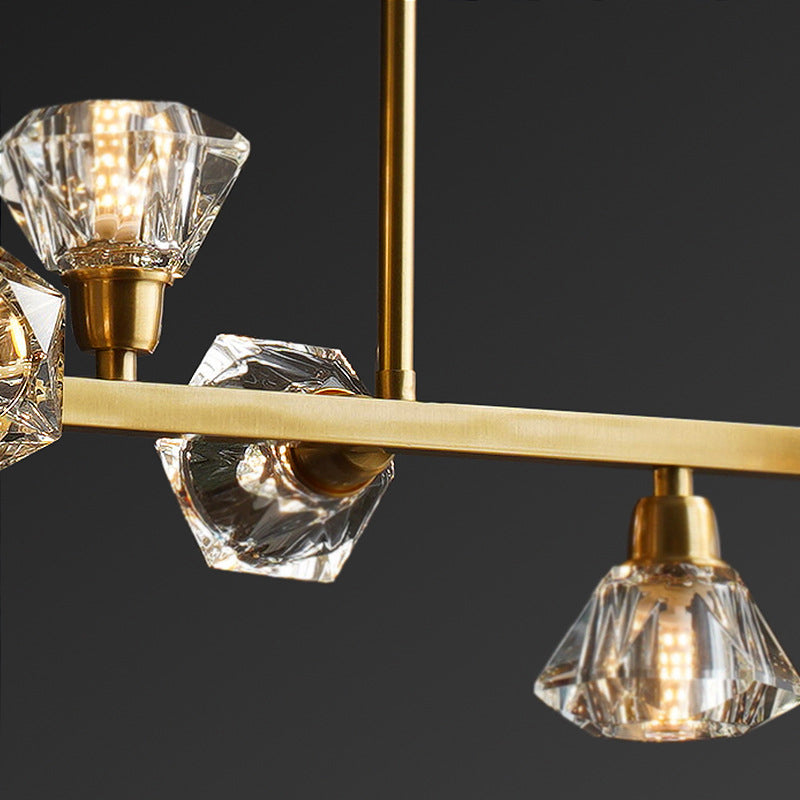 Modern Style Island Light Crystal Hanging Light for Dining Room