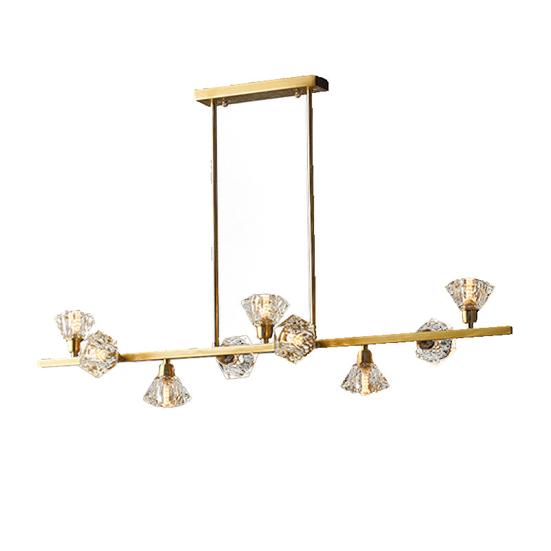Modern Style Island Light Crystal Hanging Light for Dining Room