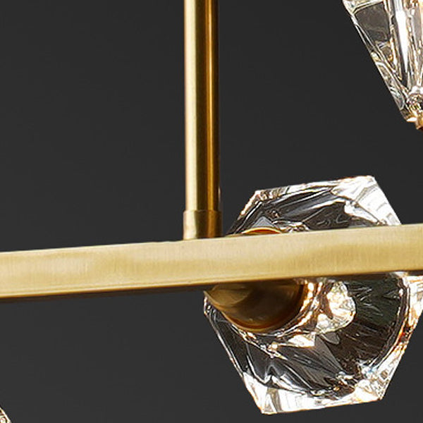 Modern Style Island Light Crystal Hanging Light for Dining Room
