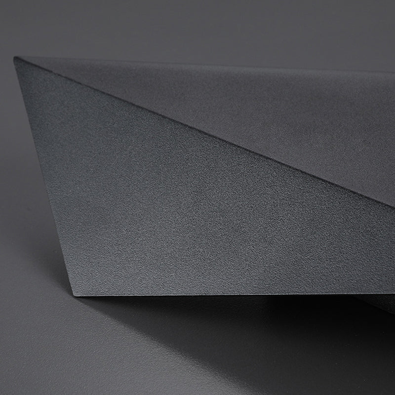 Black LED Wall Lamp Modern Wall Mount Lamp with Acrylic Shade for Bedroom