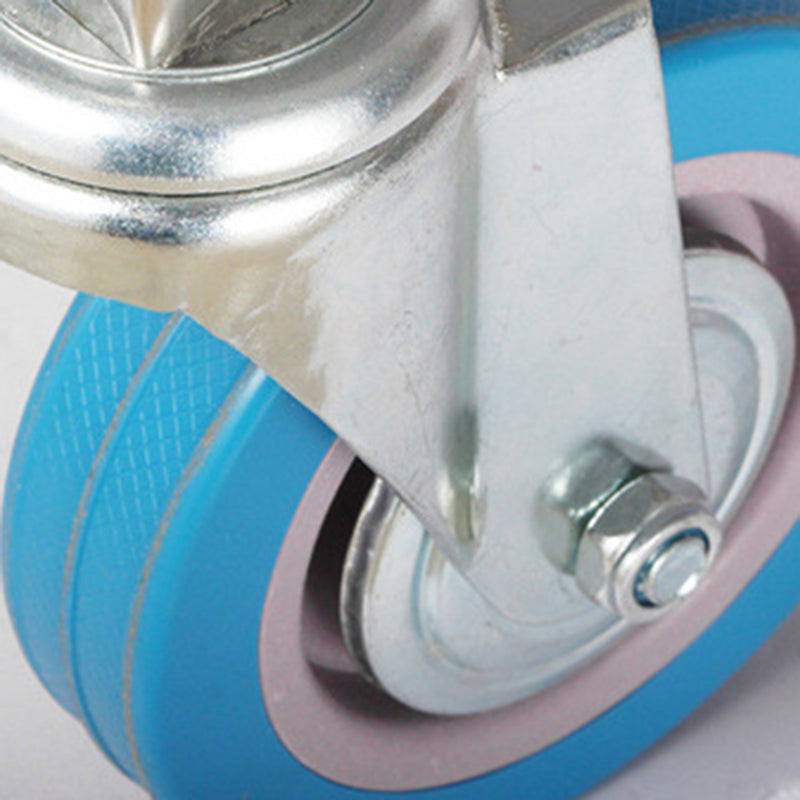 Modern Style Metal Prep Table Rectangular Prep Table with Casters