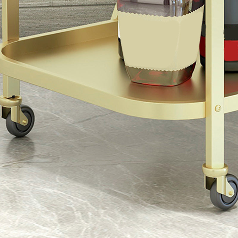 35.43"H Rectangular Prep Table Modern Style Metal Folding Prep Table