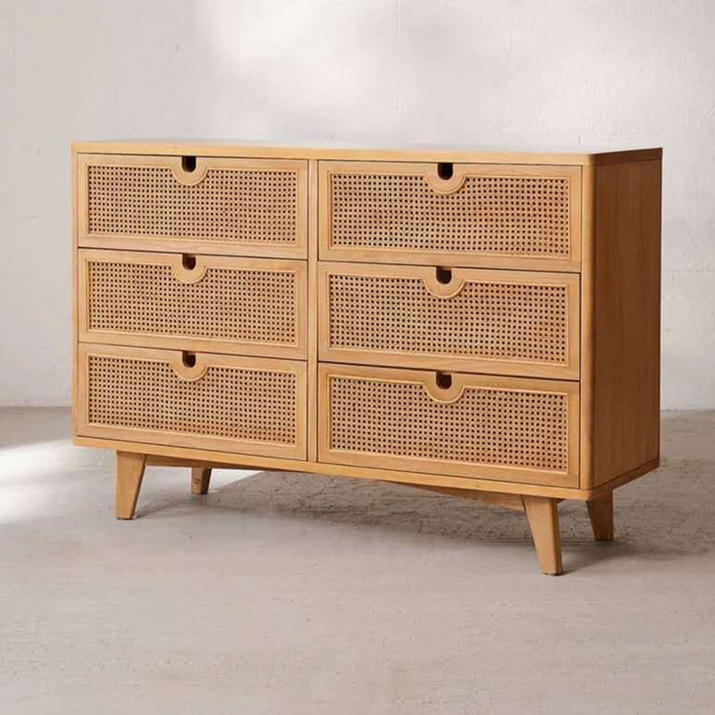 Natural 3/6 - Drawer Accent Chest Accent Chest - Wood for Indoor