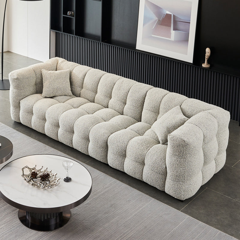 Contemporary Living Room Square Arm Tight Back Standard Seating