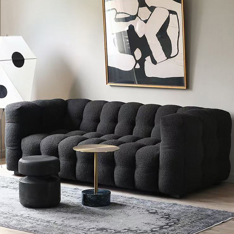 Contemporary Living Room Square Arm Tight Back Standard Seating
