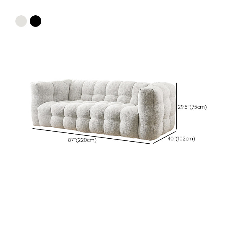 Contemporary Living Room Square Arm Tight Back Standard Seating