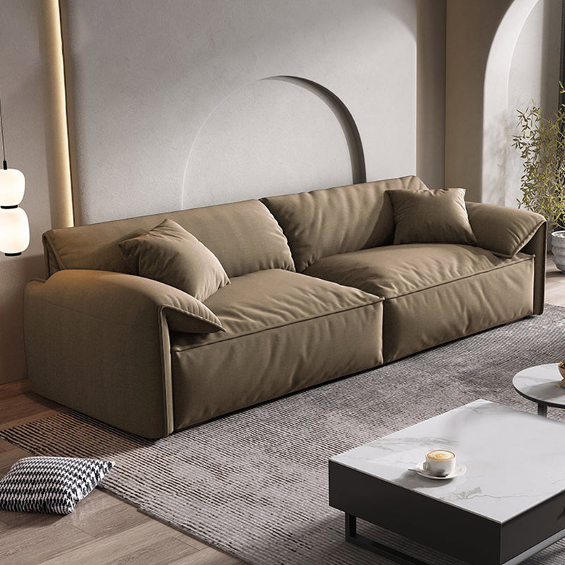 Modern Living Room Sofa Pillow Top Arm Sewn Pillow Back Seating