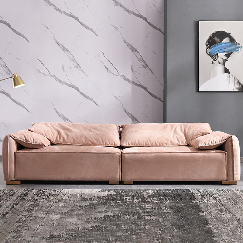 Modern Living Room Sofa Pillow Top Arm Sewn Pillow Back Seating