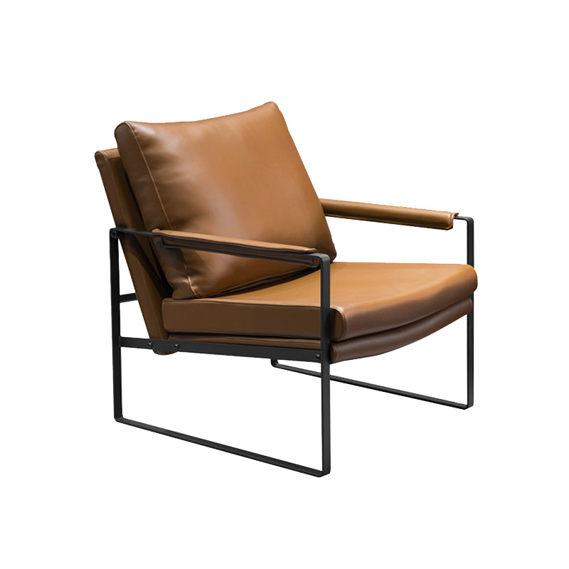 Upholstered Lounge Chair Arms Included Chair for Living Room