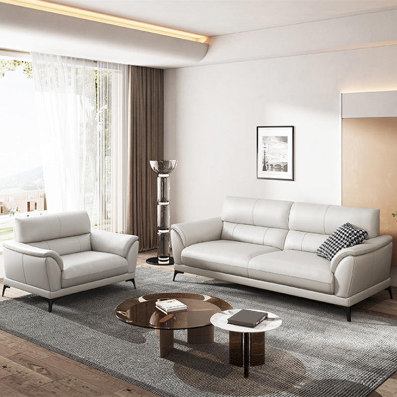Modern Stationary Living Room Flared Arm Standard Cushions Seating