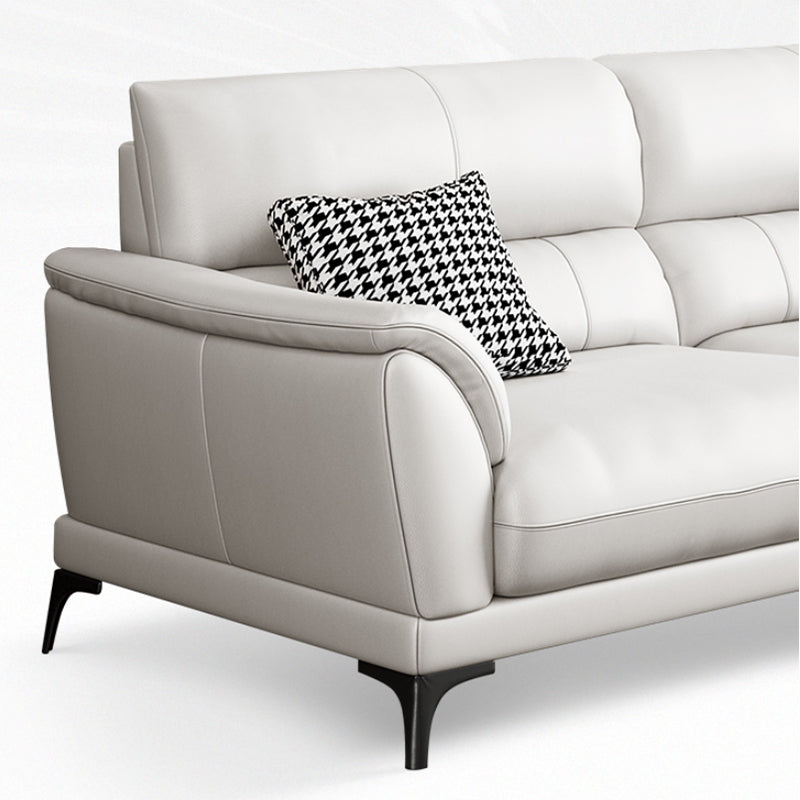 Modern Stationary Living Room Flared Arm Standard Cushions Seating