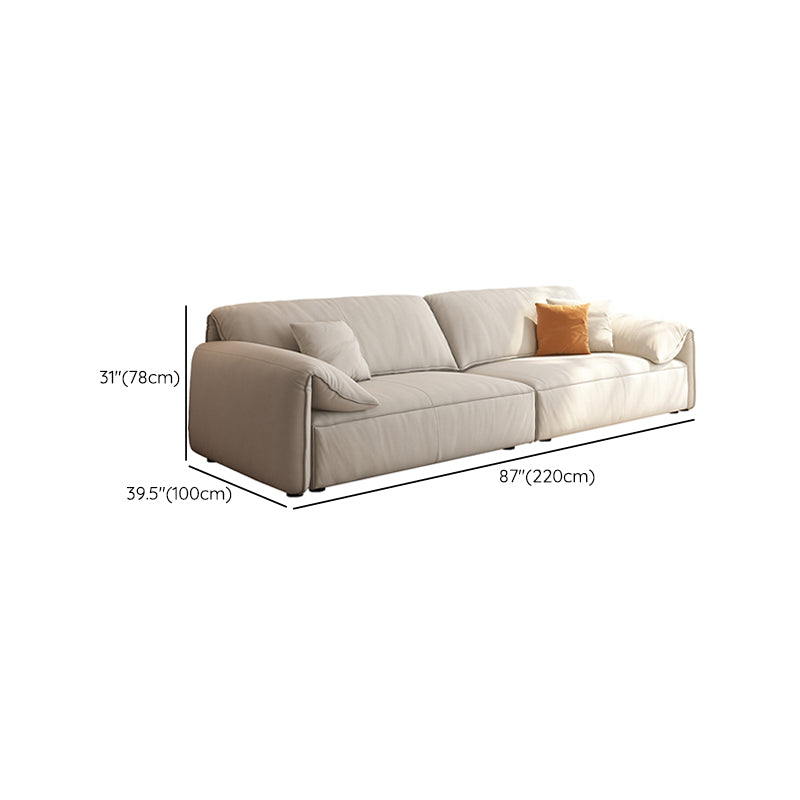 Modern Fabric Pillow Top Arm Cushions Living Room Standard Seating