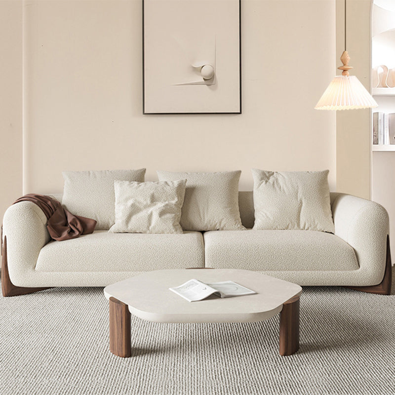 Contemporary Sofa Stationary Fabric Living Room Tuxedo Arm Seating