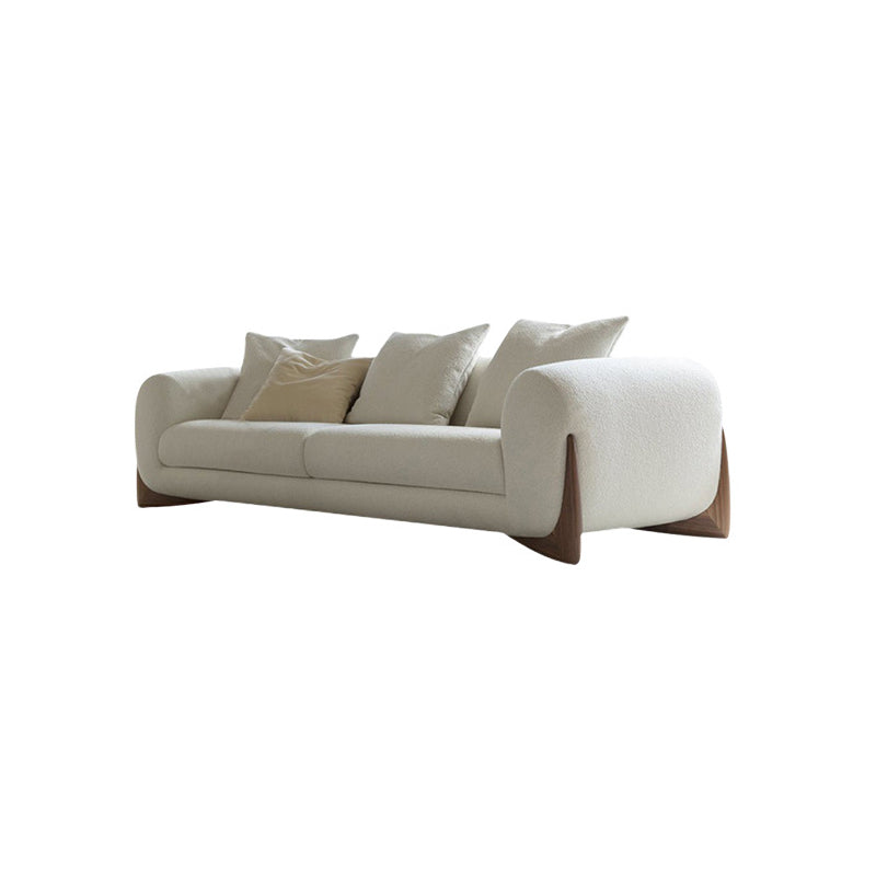 Contemporary Sofa Stationary Fabric Living Room Tuxedo Arm Seating