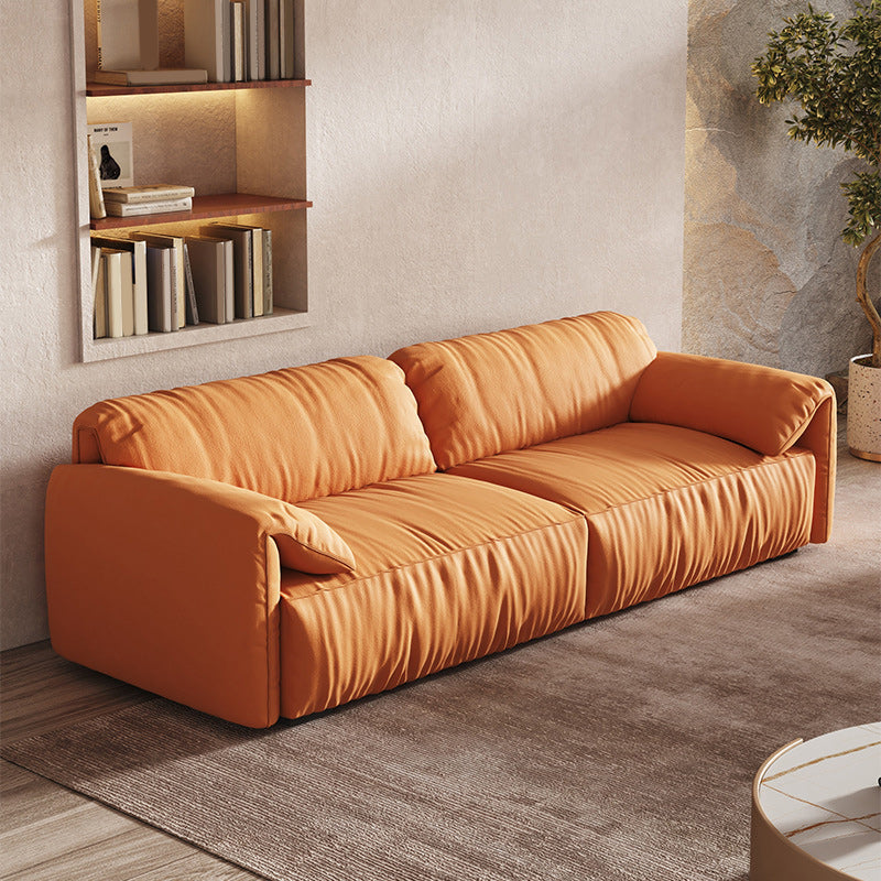 Contemporary Stationary Living Room Seating Pillow Top Arm Cushions Sofa
