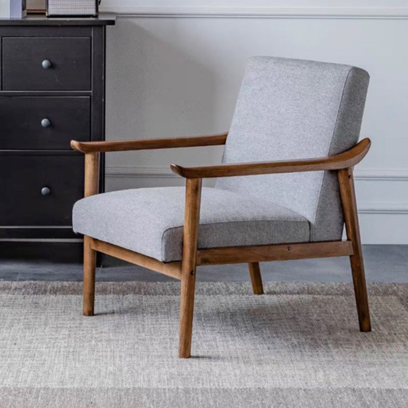 Arms Included Accent Arm Chair Solid Wood Frame Chair, 28.74" Wide