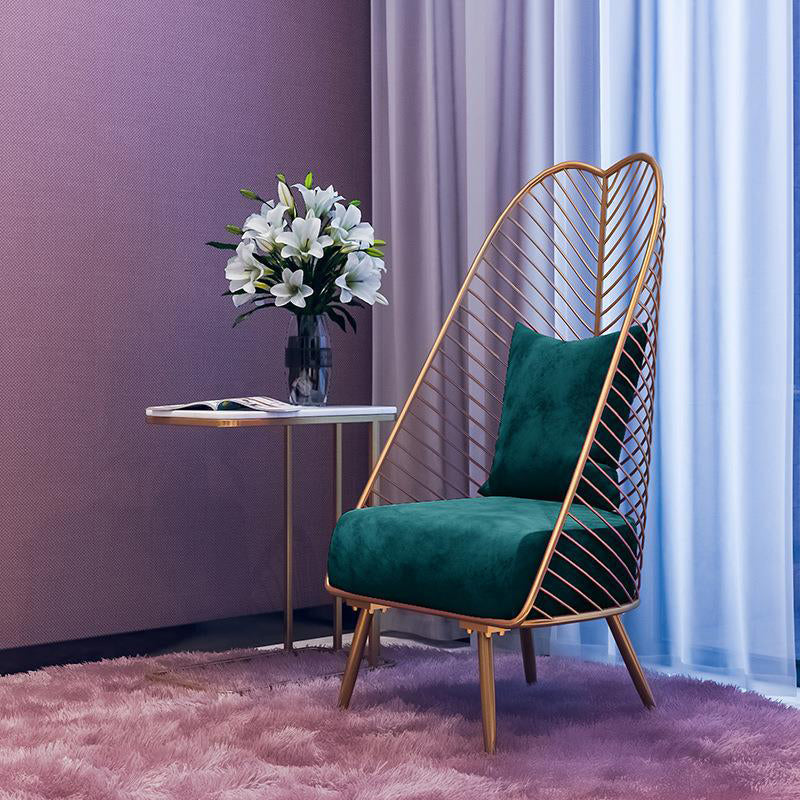 Upholstered Lounge Chair with Pillow Armless Include Chair with Cushion
