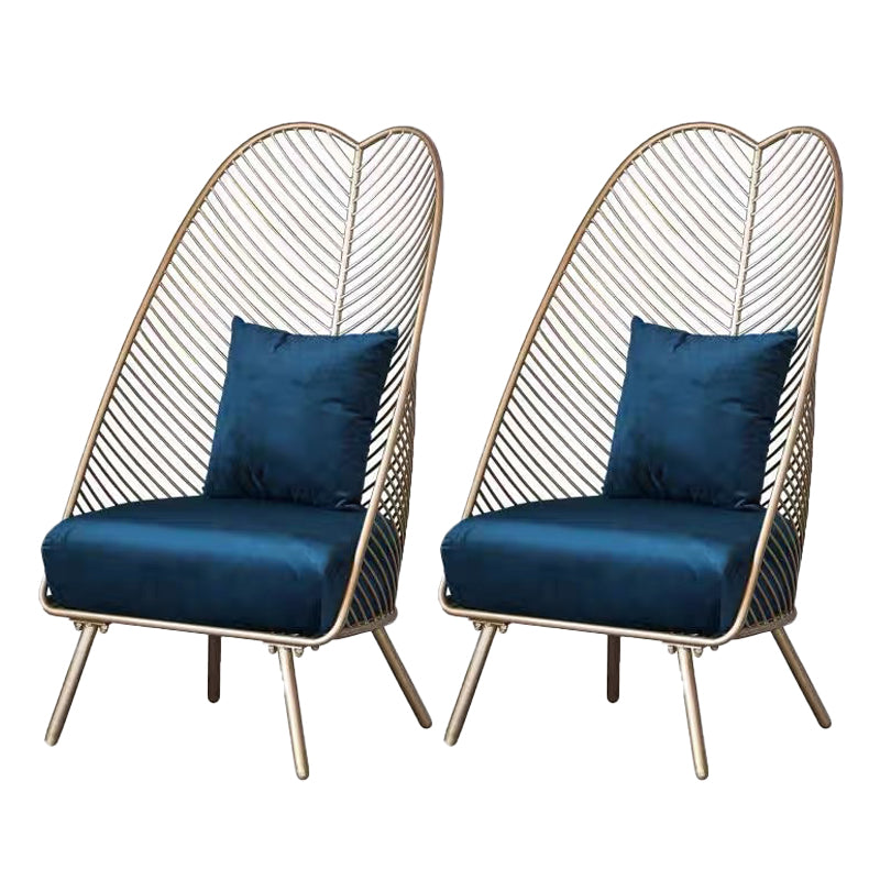 Upholstered Lounge Chair with Pillow Armless Include Chair with Cushion