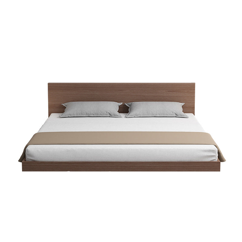 Solid Wood Platform Bed Mid-Century Modern Platform Bed Frame Mattress Included