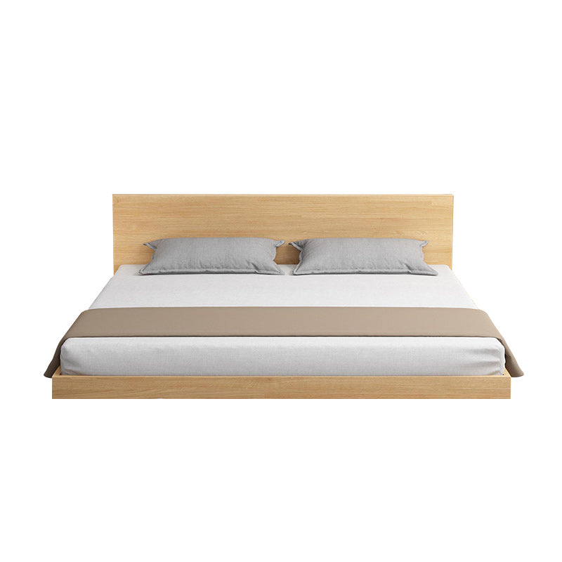 Solid Wood Platform Bed Mid-Century Modern Platform Bed Frame Mattress Included