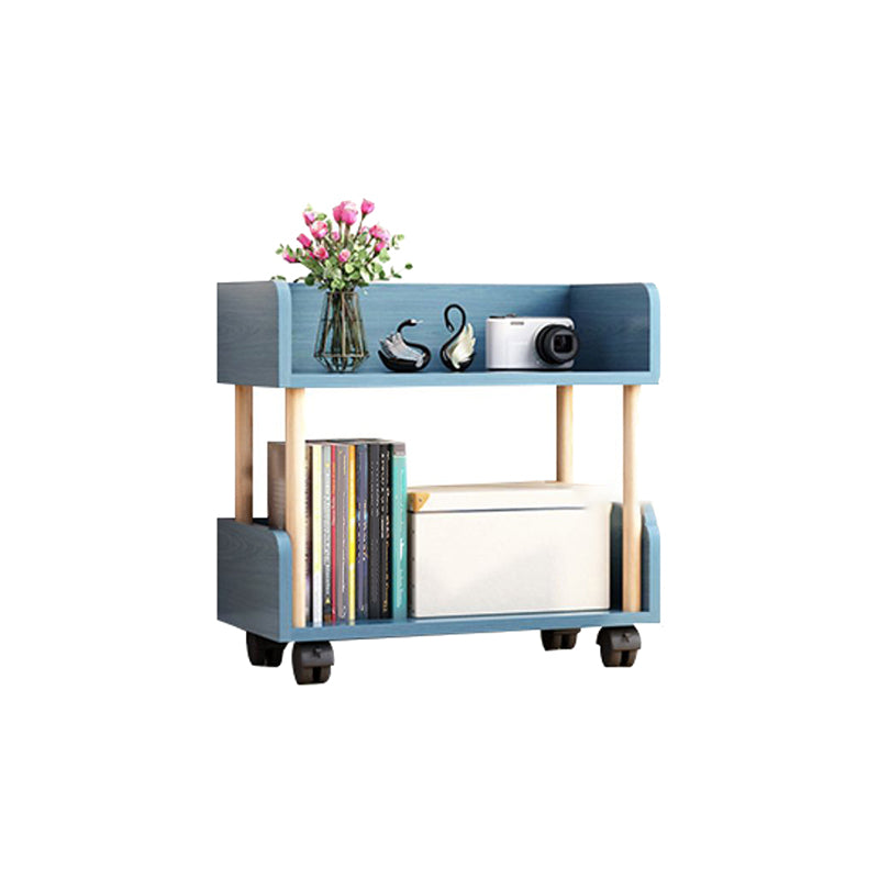 Contemporary Standard Shelf Bookcase Engineered Wood Vertical Bookcase