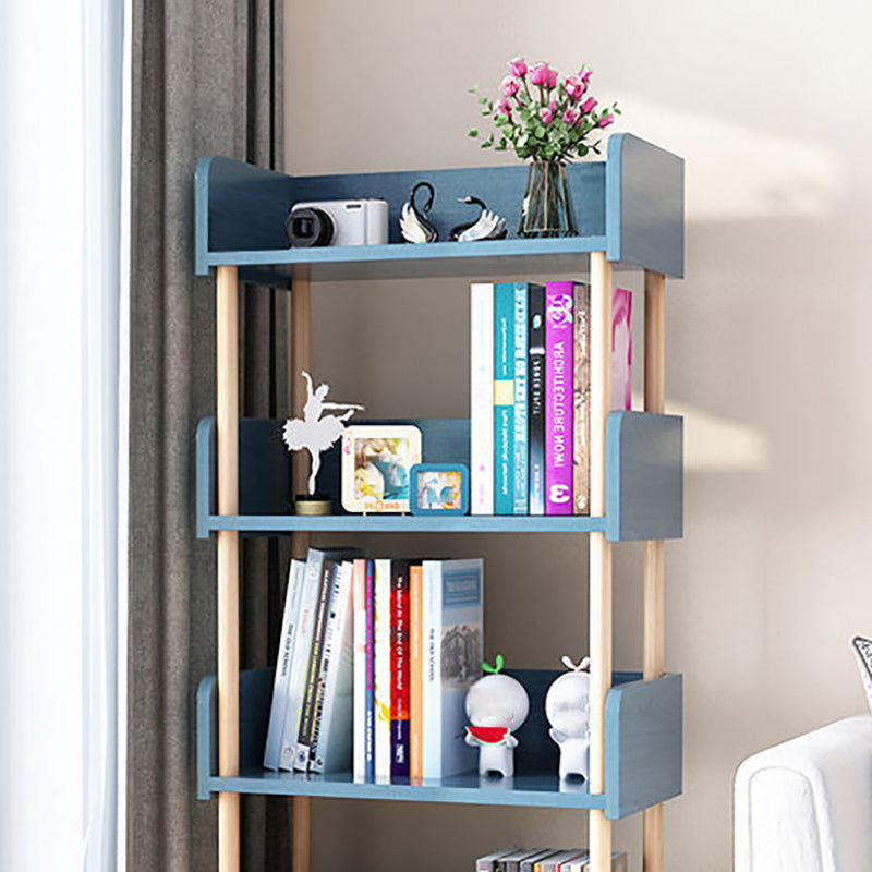 Modern Etagere Shelf Bookcase Engineered Wood Open Bookcase for Study Room