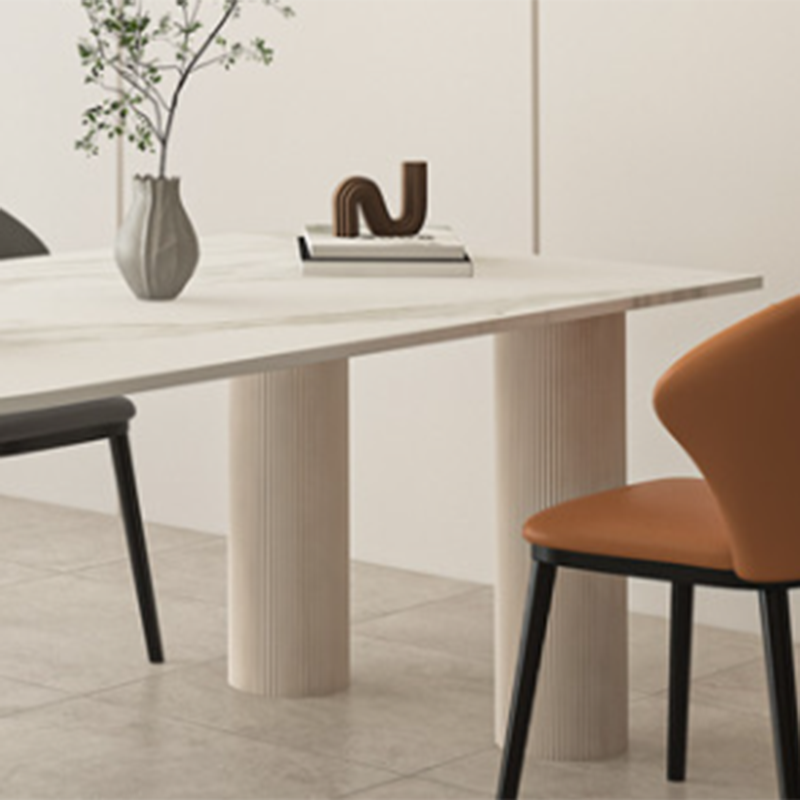 Modern Irregular Shape Table Sintered Stone Table with 3 Legs