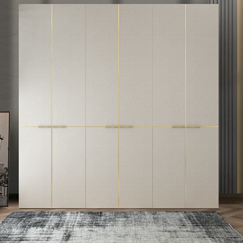 Engineered Wood Wardrobe Cabinet with Drawer Modern Wardrobe Closet