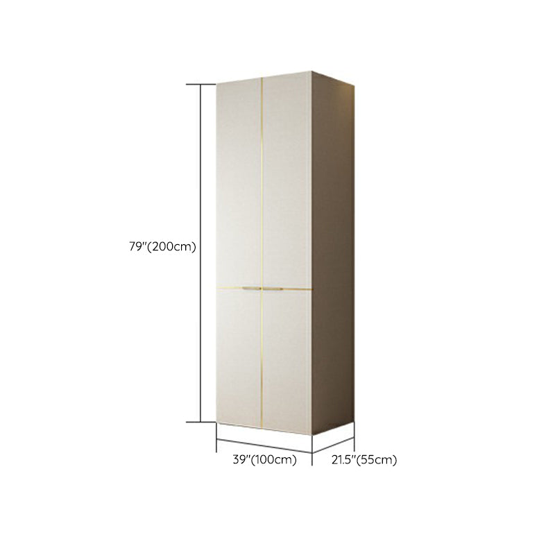 Engineered Wood Wardrobe Cabinet with Drawer Modern Wardrobe Closet