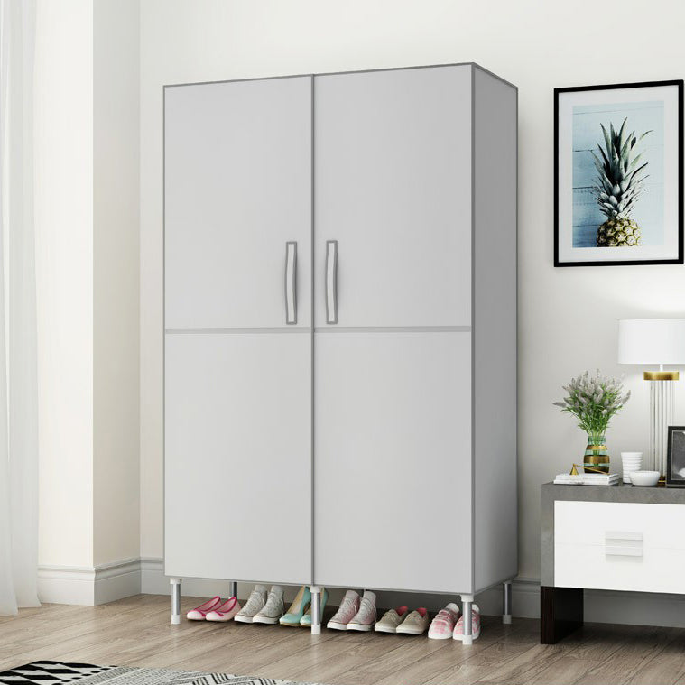 Contemporary Wardrobe Armoire Steel Wardrobe Closet with Legs for Home
