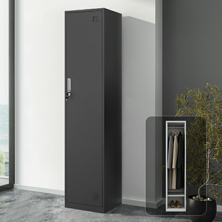 Industrial Steel Wardrobe Closet Hinged Storage Cabinet with Lock