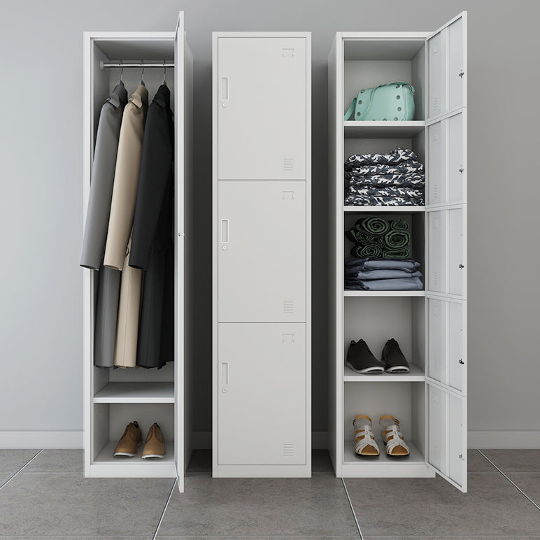 Industrial Steel Wardrobe Closet Hinged Storage Cabinet with Lock