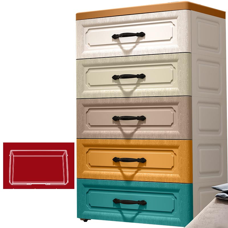 Plastic Storage Cabinet with Legs Contemporary Wardrobe Armoire
