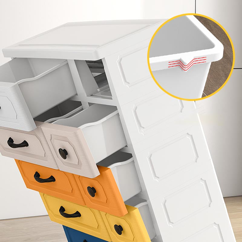 Plastic Storage Cabinet with Legs Contemporary Wardrobe Armoire