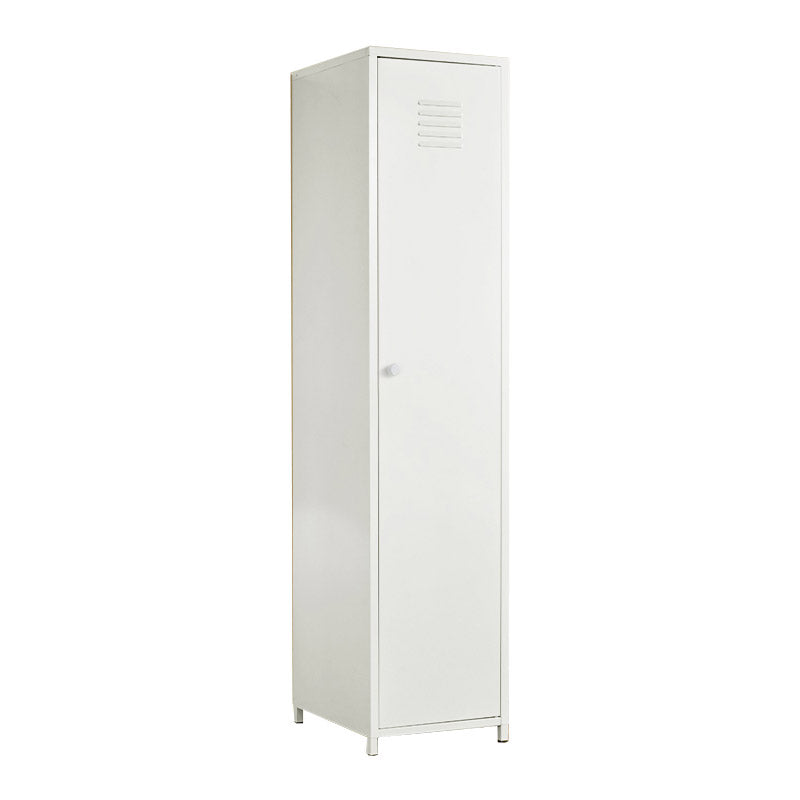 Modern Wardrobe Armoire with Adjustable Shelves Steel Wardrobe Cabinet