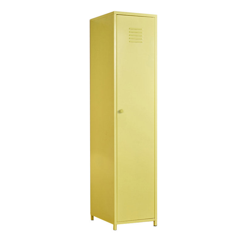Modern Wardrobe Armoire with Adjustable Shelves Steel Wardrobe Cabinet