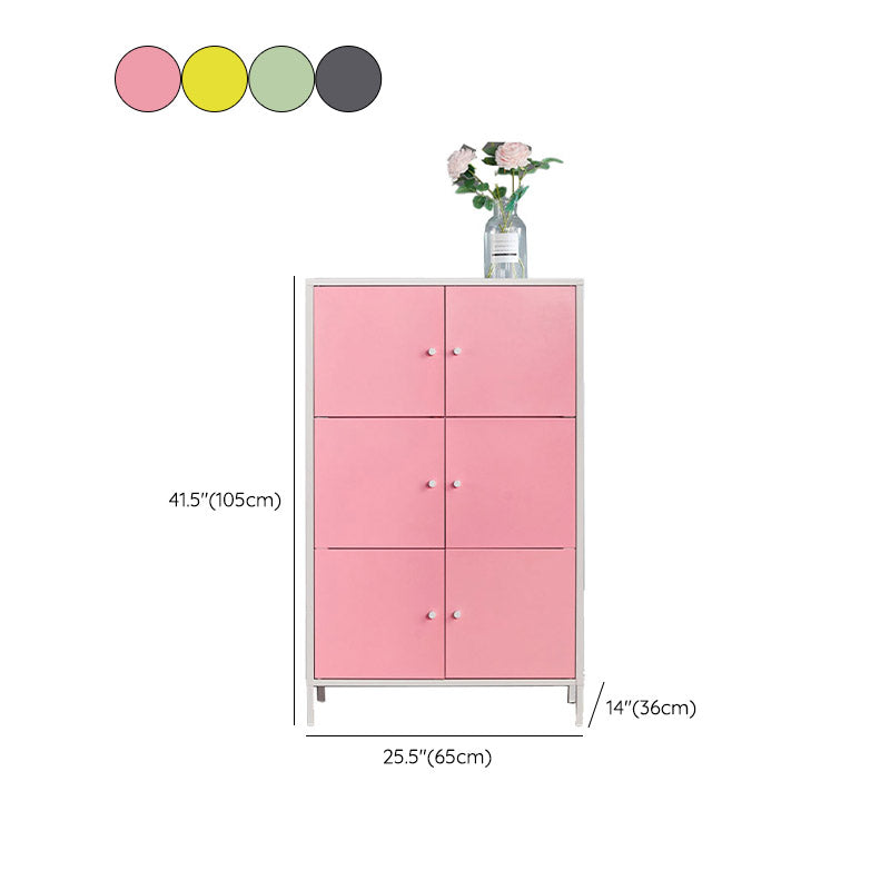 Modern Storage Cabinet Hinged Wardrobe Armoire - 25.6"L x 14.2"W x 41.3"H