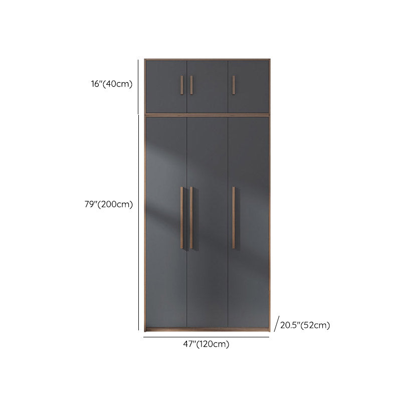 Contemporary Wardrobe Armoire Engineered Wood Wardrobe Closet