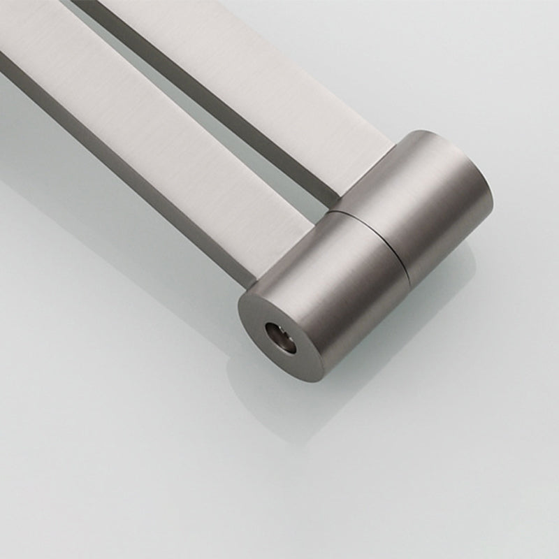 Modern Pull Down 2-Handle Pot Filler Low Profile Wall-mounted Faucet