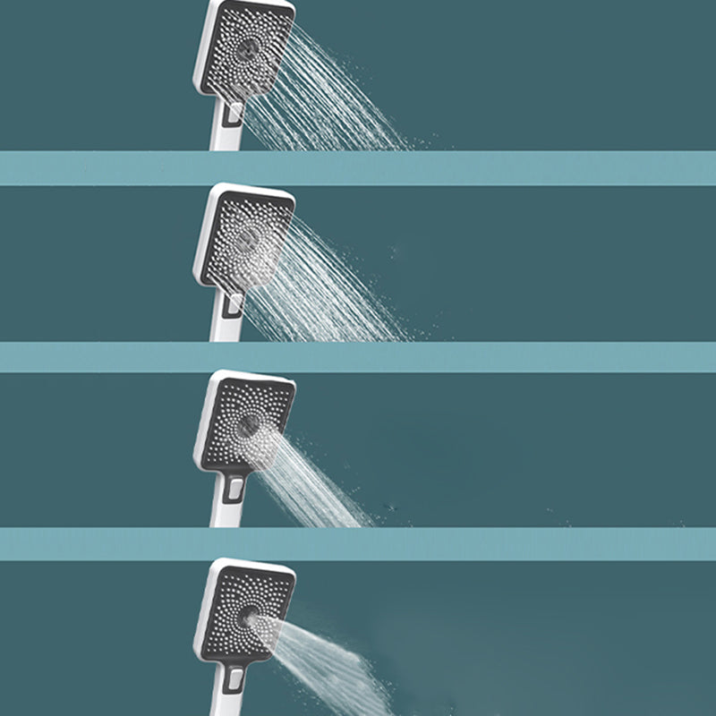 Contemporary Shower System Slide Bar Adjustable Shower Head Wall Mounted Shower Set