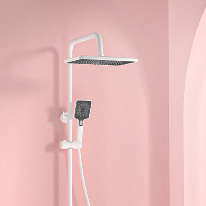 Contemporary Shower System Slide Bar Adjustable Shower Head Wall Mounted Shower Set