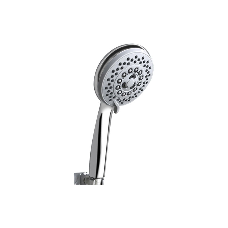Contemporary Style Shower Head Round Plastic Handheld Shower Head