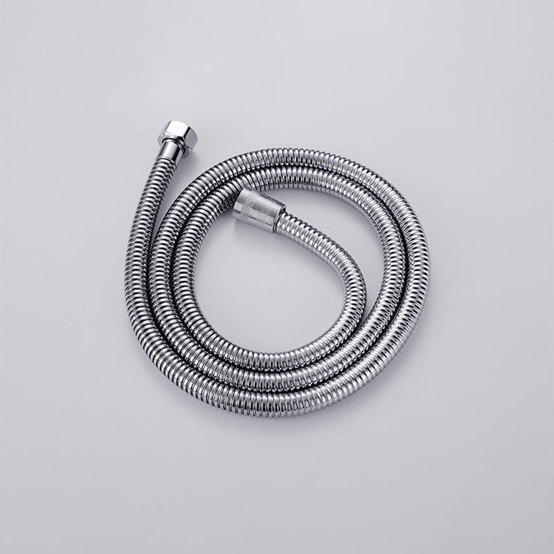 Floor Mounted Metal Freestanding Tub Filler Single Handle Freestanding Faucet with Hose