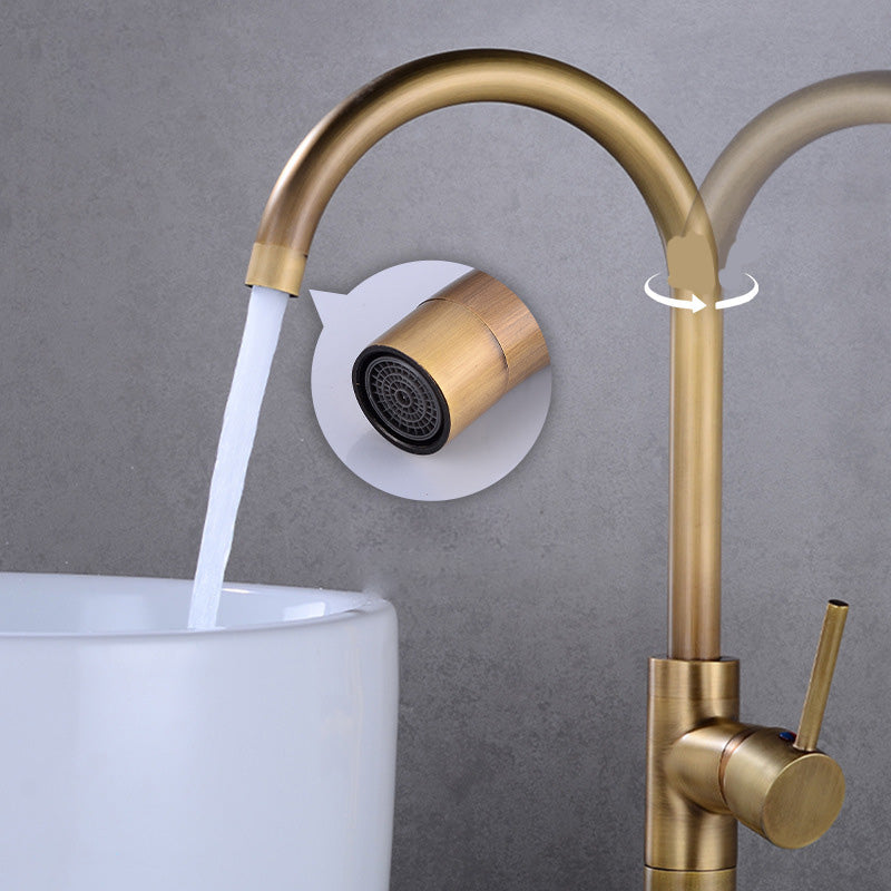 Modern 1-Handle Freestanding Faucet Floor Mounted Freestanding Bathtub Faucet