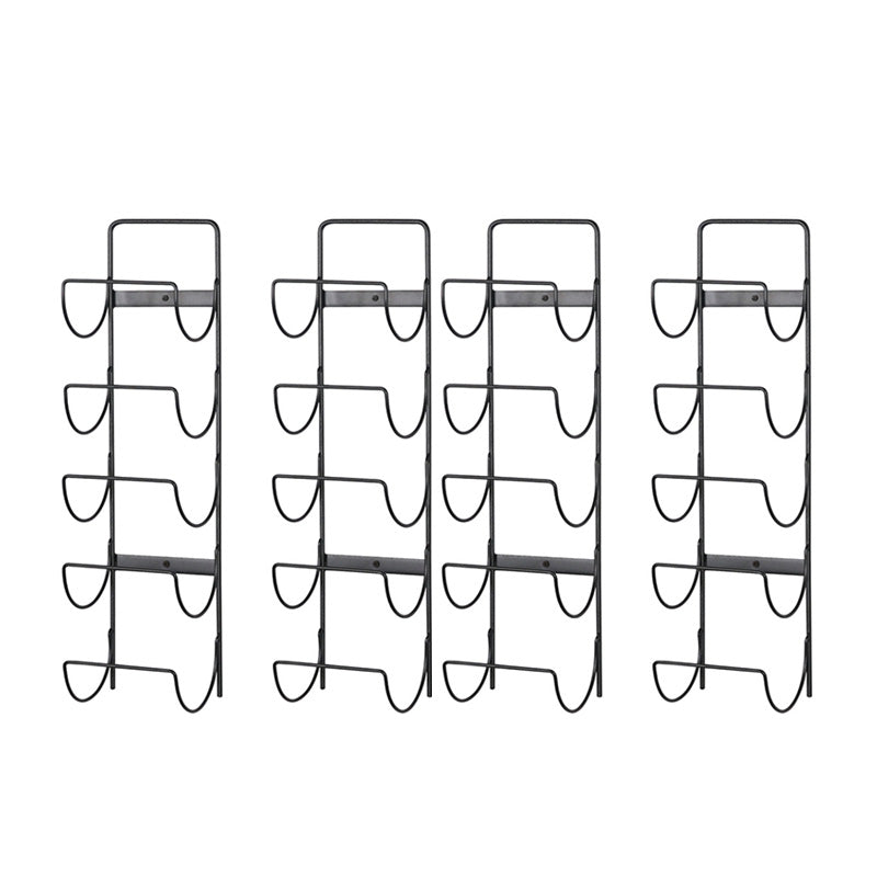 Modern Metal Bottle Wine Rack Home Wall Mounted Wine Bottle Rack