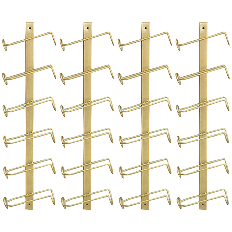 Metal Wall Mounted Wine Bottle Rack Industrial Bottle Holder