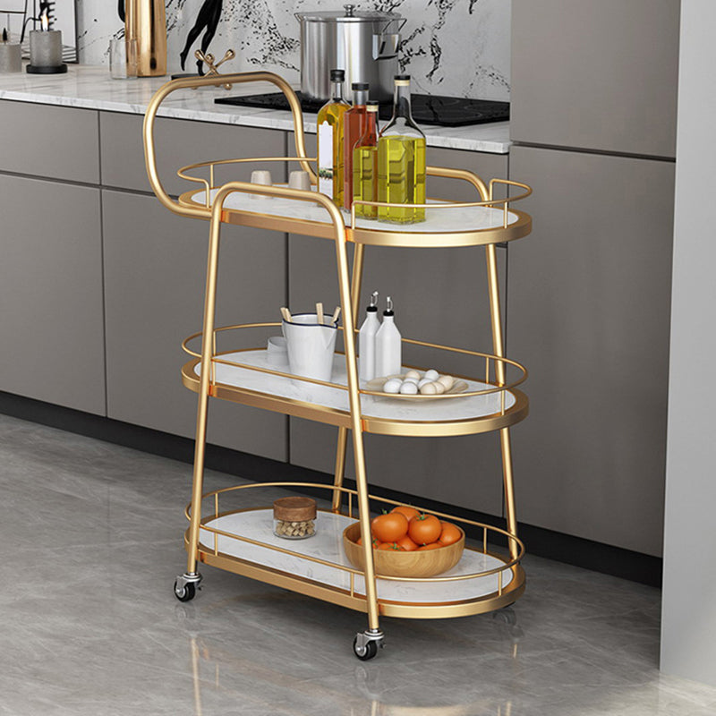 Rolling Contemporary Prep Table Metal Prep Table for Kitchen Use