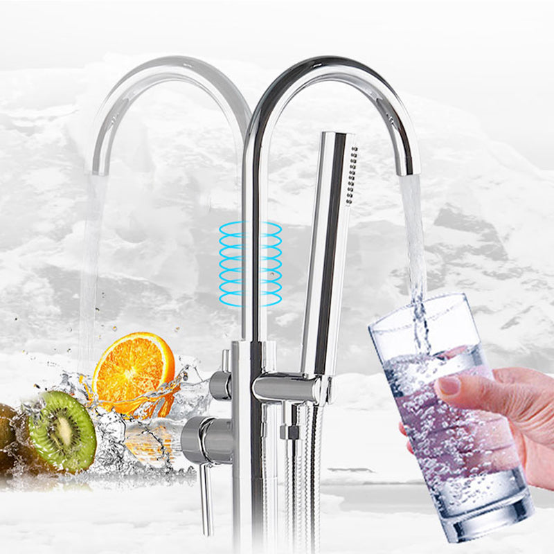 Modern Freestanding Tub Fillers Copper Freestanding Bathtub Faucet
