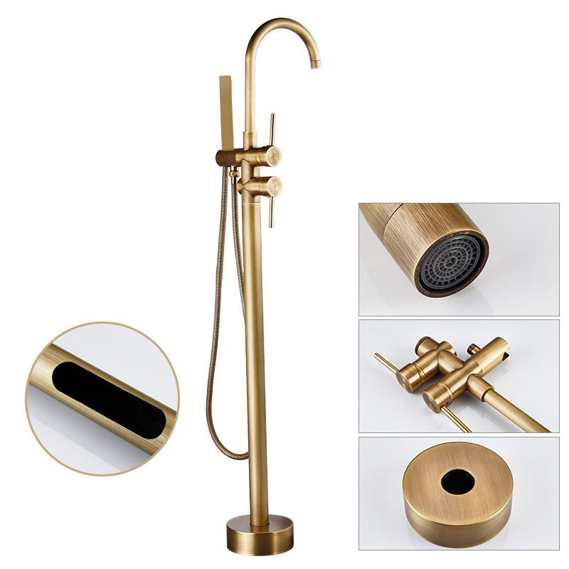 Modern Freestanding Tub Fillers Copper Freestanding Bathtub Faucet
